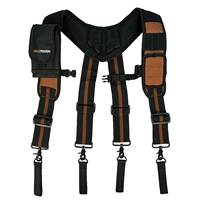 MELOTOUGH Magnetic Suspenders Tool Belt Suspenders with Large Moveable Phone Holder