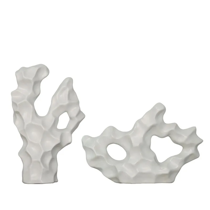 

Ceramic coral stone ornaments, study tea room decorations, model room handicrafts, flower arrangements, rockery decorations
