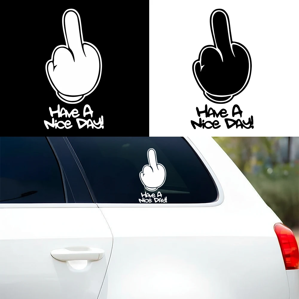 Have A Nice DAY! Motorcycle Stickers Waterproof Helemt Side Panels Fuel Tank Fairing Car Rearview Mirror Vinyl Decal Funny Decor