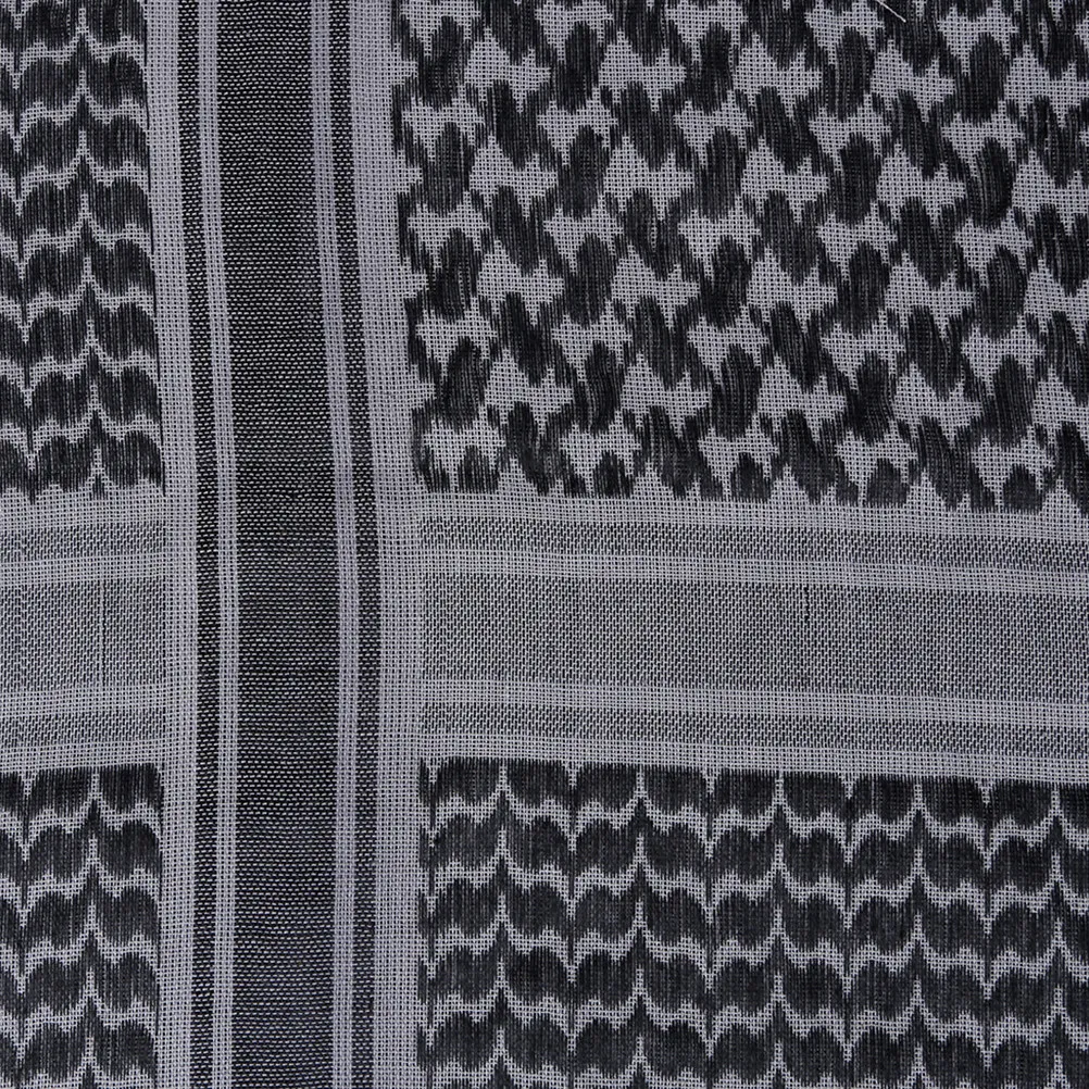 

Тактический арабский платок-шарф (1 шт.), модный, легкий, хлопковый, для мужчин и женщин, для использования на улице, всесезонный, серый, унисекс