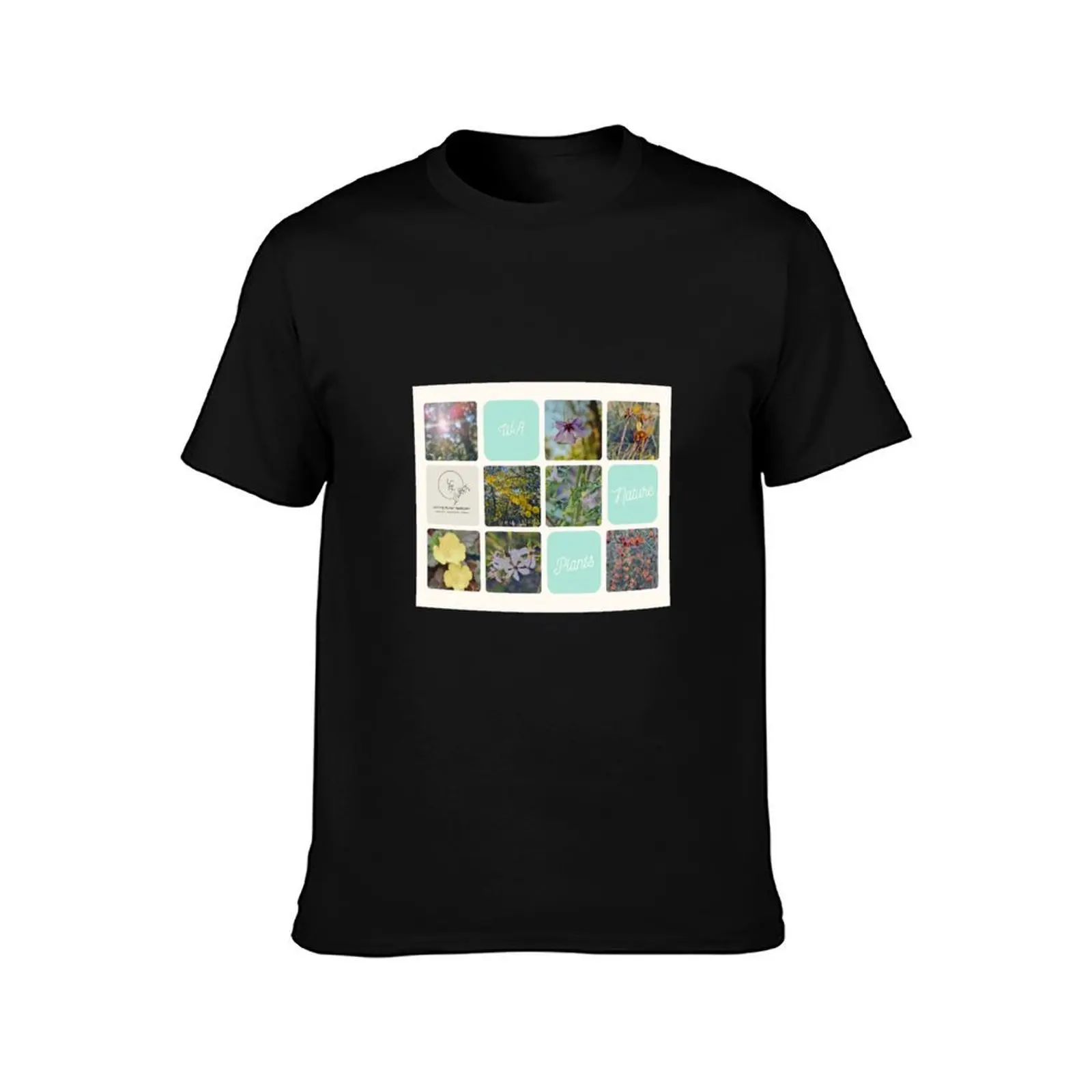 WA native flowers, LCN T-Shirt Casual Light Summer Short Sleeve Top