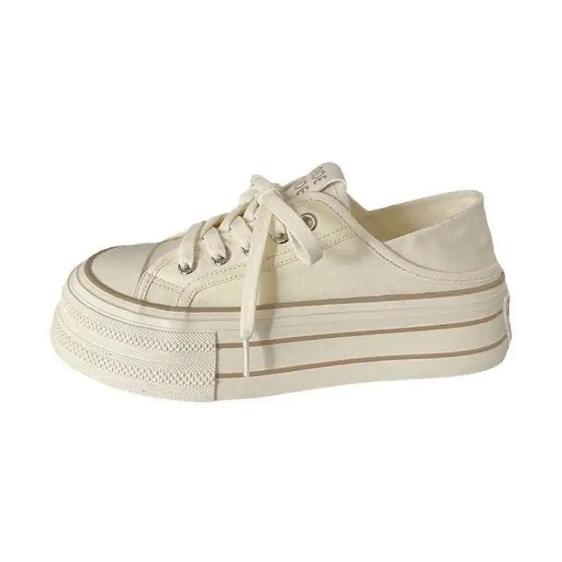 Women's White Color Platform Mule Sneakers with Adjustable Strap - Ideal for Casual & Daily Wear