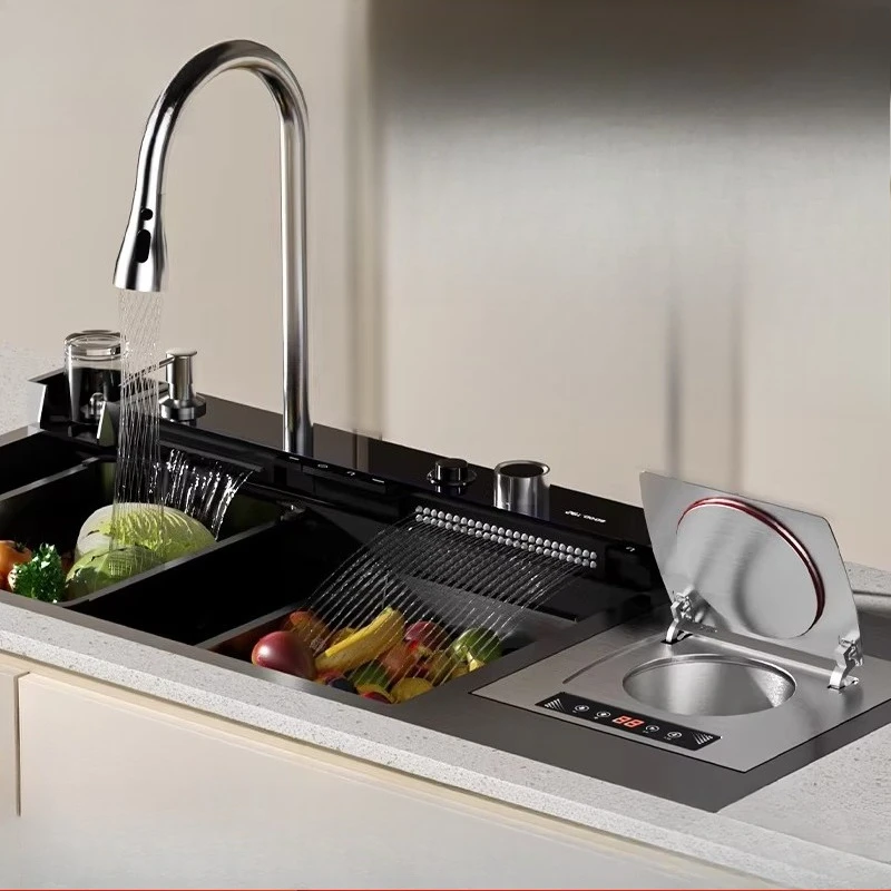 

Household kitchen intelligent food waste disposal food waste crushing sink machine