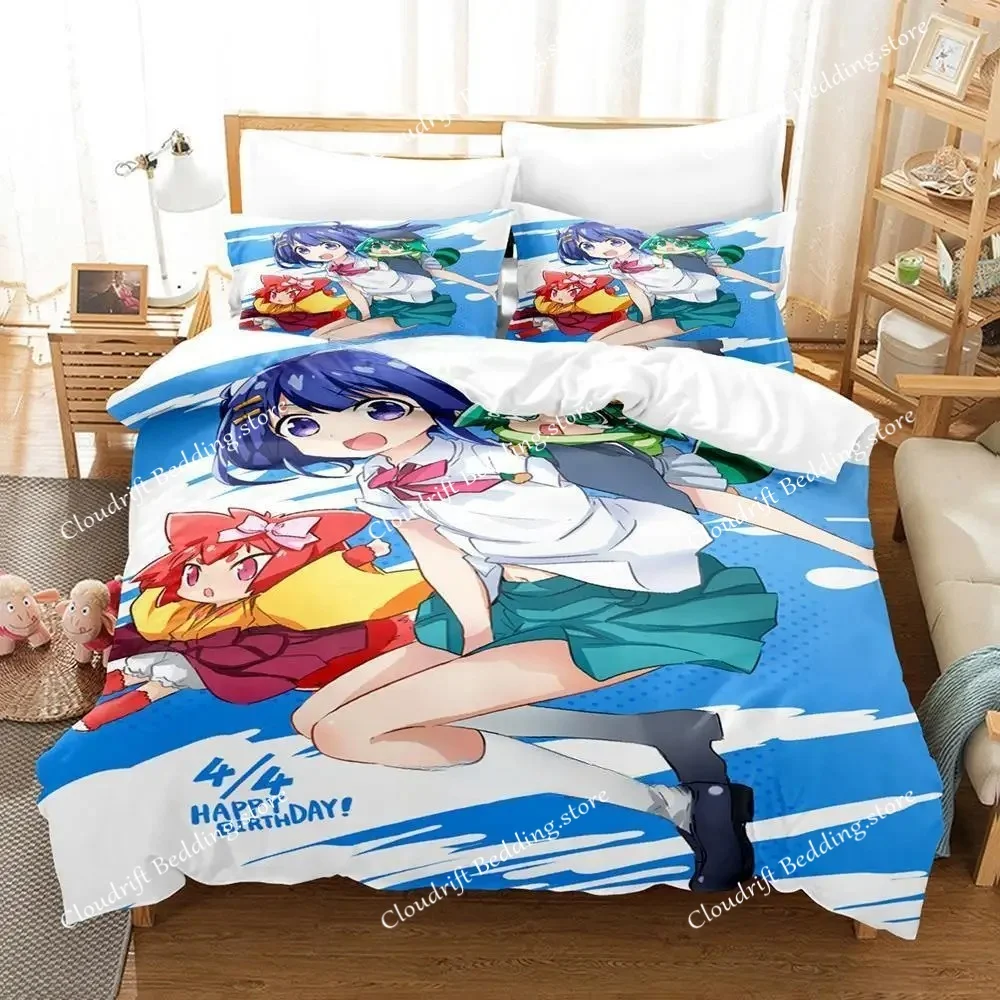 3d Kawaii Anime Matoi The Sacred Slayer Bedding Set Single Twin Full Queen King Size Bed Set Adult Kid Bedroom Duvetcover Sets