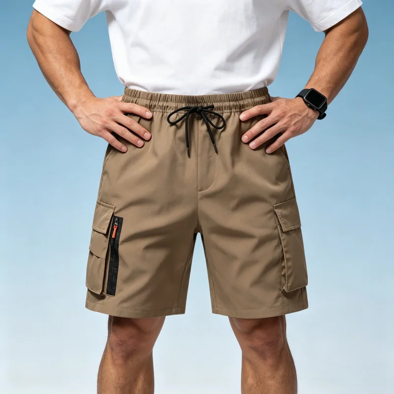 Summer Men's American Cargo Shorts Loose Sports Pants Man Trunk Bermuda Caballero Male Motocross Casual Boxer Short Work