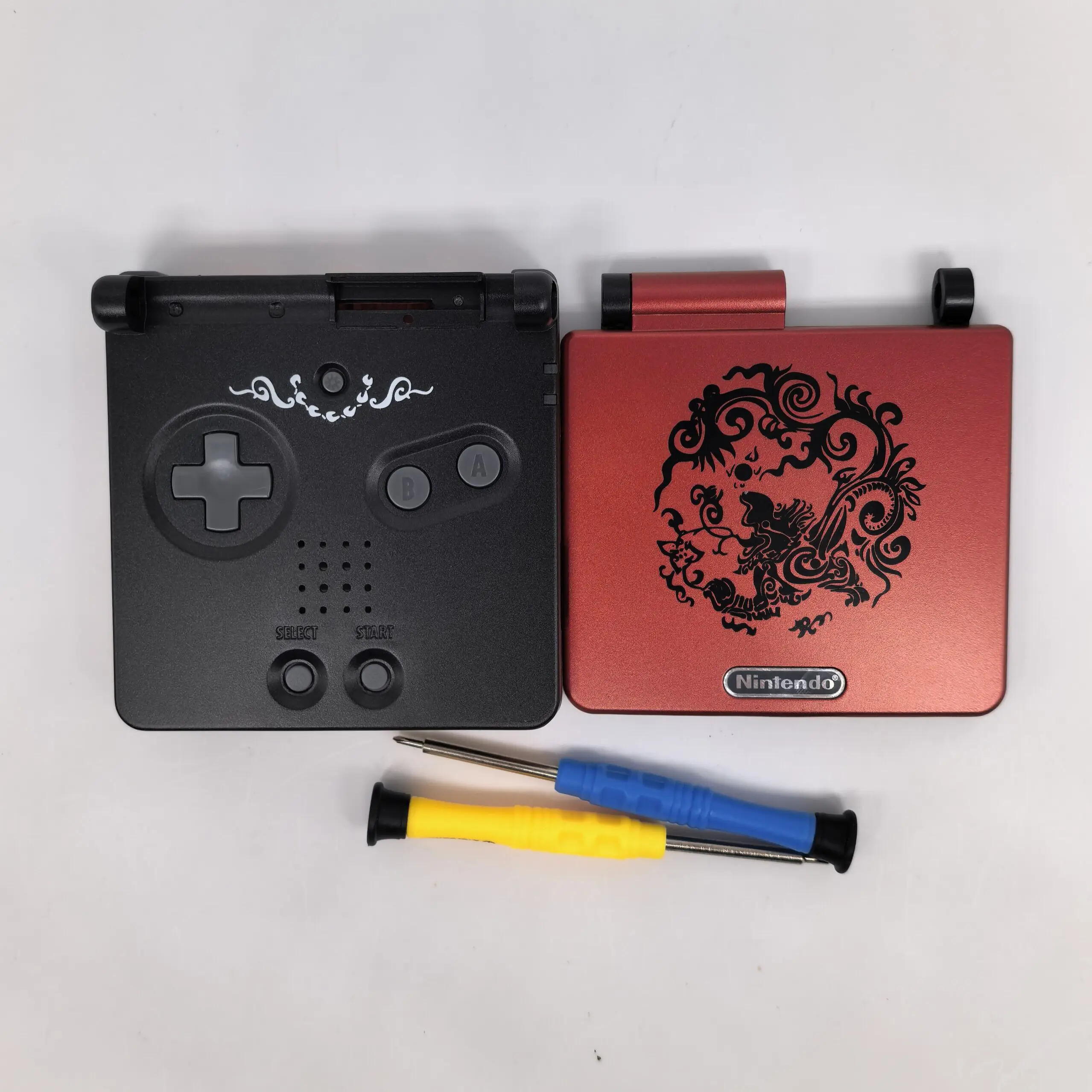 For Gba Sp Game Console Shell Gba Sp Limited Edition Shell Gba Sp Shell Limited Replacement Shell Gba Sp Protective Shell