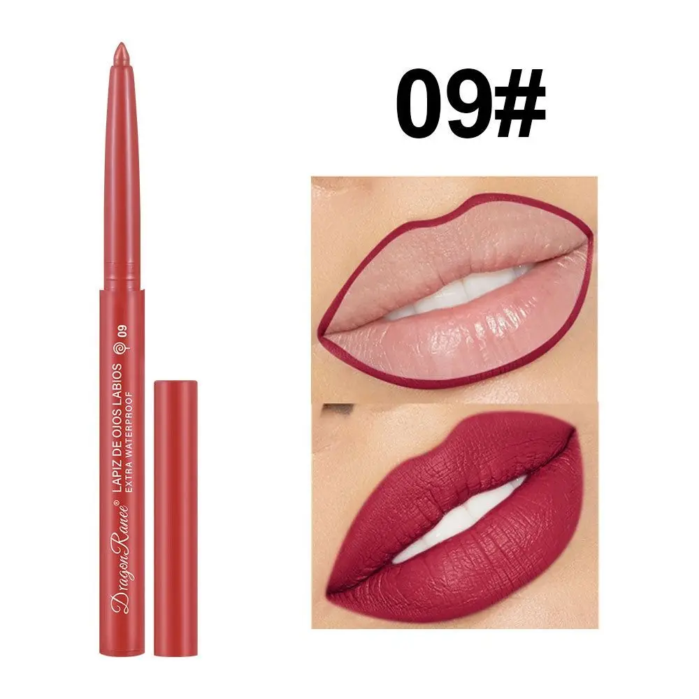 Natuurlijke Omtrek Lipliner Lijn Lipliner Potlood Nieuwe Matte Fluweel Matte Lippenstift Potloden Waterdichte Fluwelen Lip Liner Potlood