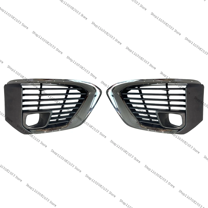 For Peugeot 5008 Car Front Bumper Fog light Frame Lamp Frame Fog Light Grille Trim