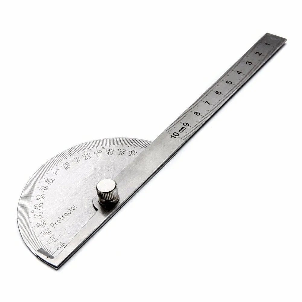 Machinist Ruler Protractors Stainless Steel Machinist Ruler Rotary Angle Finder & Special Craft Number Scale SAE Protractor