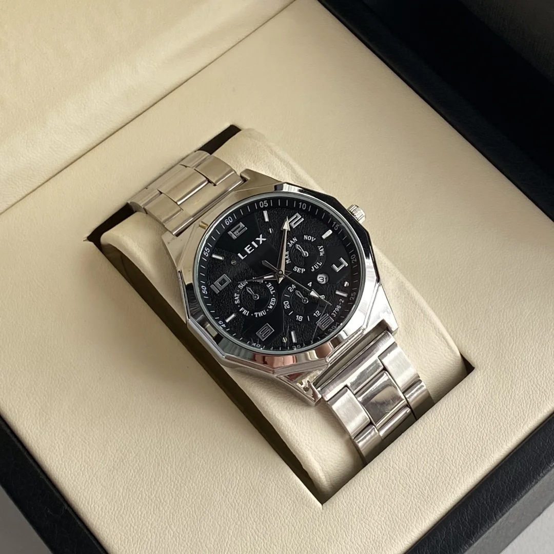 Модные мужские часы из нержавеющей стали, спортивные кварцевые наручные часы, деловые часы для мужчин, часы reloj hombre relogio masculino