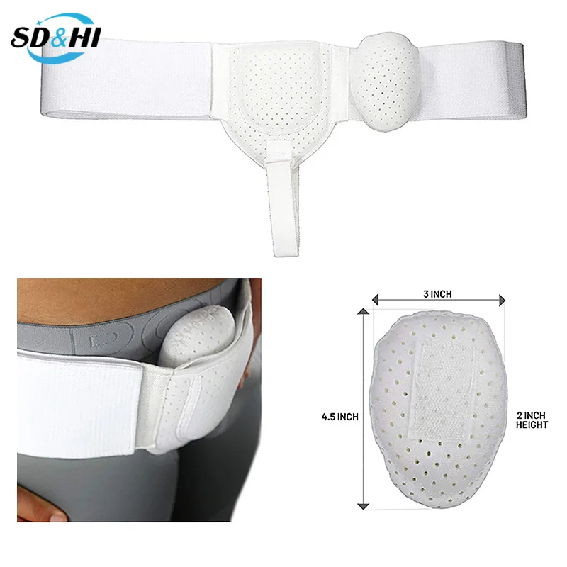 Ceinture herniaire respirante pour sports inguinaux, botte de soutien, sangle de récupération, environnement, instituts oto, 1 pièce