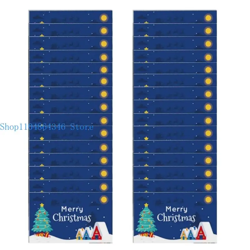 5asd 30Pcs Handmade Scratch Off Coupon Cards Christmas Prizes Card for Birthday Wedding Holiday Parties Festival Celebration