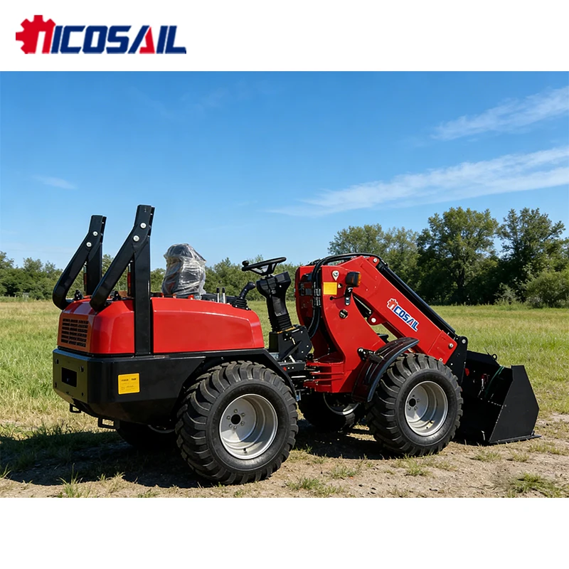 

Telescopic Loader ZL918 for Livestock Farm Stable Use Compact Telehandler for Horse Ranch
