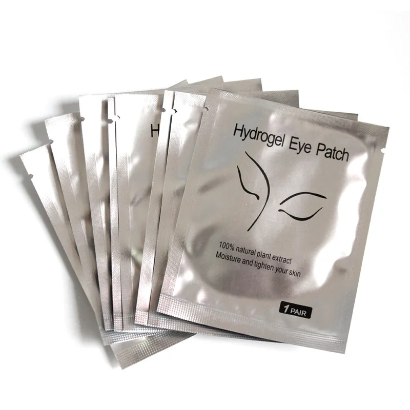 50Pairs Eyelash Pad Gel Patch Grafted Under the Eyelashes Two Styles False Eyelash Extension Paper Sticker Make Up Tools