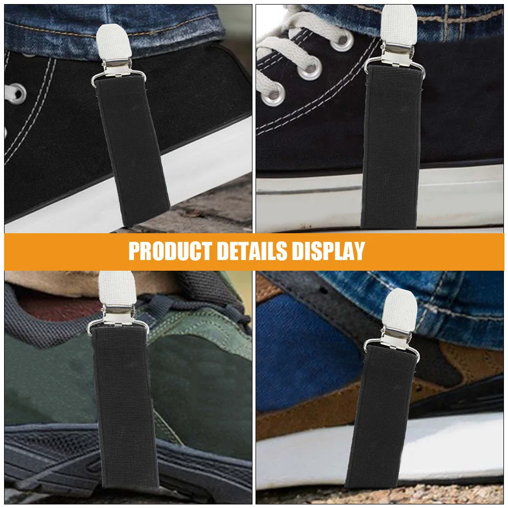 3 قطعة قابل للتعديل مطاطا التمهيد الأشرطة بانت كليب يندبروف مقاوم للماء عدم الانزلاق بانت الساق أصحاب للدراجات النارية ركوب الدراجات في الهواء الطلق #2