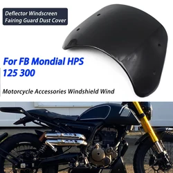 Motorcycle Retro Style Windshield Windscreen Wind Protection Cover For FB Mondial Hipster HPS 125 300 HPS125 HPS300
