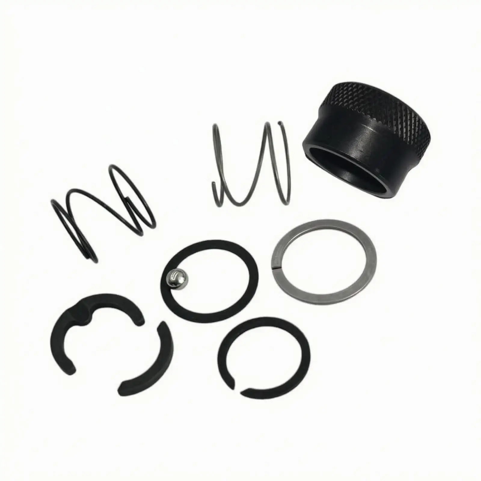 8 Pieces Power Driver Repair Kit with Coil and Retaining Rings Wide Compatibility N864734 Spring Socket Replacement Kit Easy to