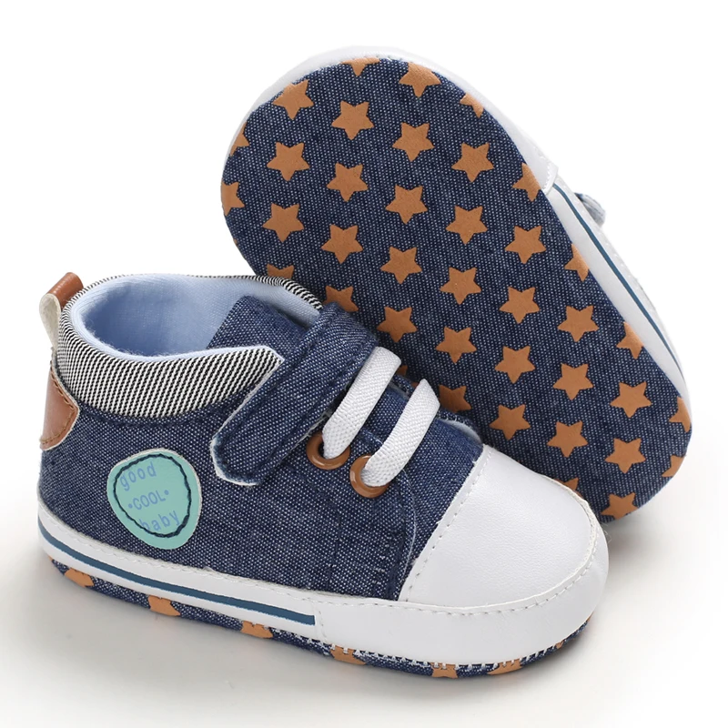 Chaussures en toile pour bébés garçons et nouveau-nés, semelle souple, chaussures de marche non ald, mode printemps et automne, enfants d'âge alth