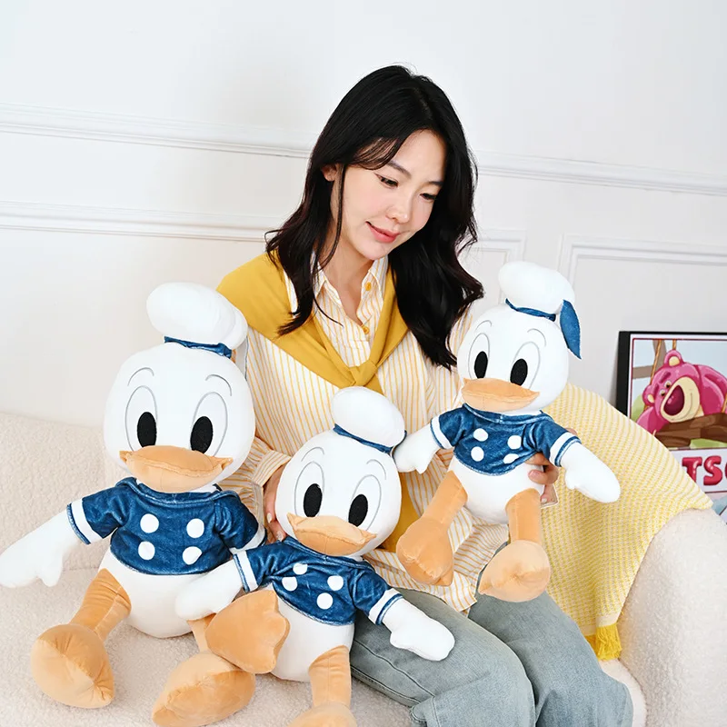 디즈니 65cm 귀여운 도널드 덕 부드러운 봉제 인형 생일 크리스마스 선물 어린이용 플러시 인형 완벽한 남녀 공용 크리스마스 선물