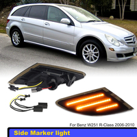 2X LED front bumper Side Marker Turn Signal light for Mercedes Benz R-Class W251 R320 R350 R500 R63 AMG 2006-2010