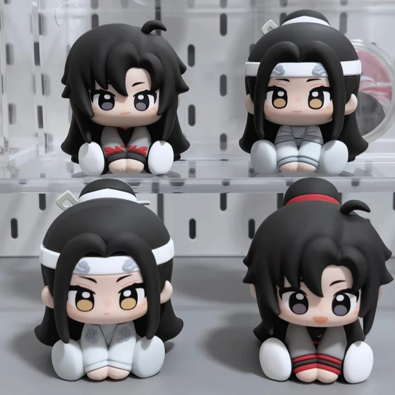 

Minidoll New Anime Figure Model Mo Dao Zu Shi Yun Shen Yi Meng Series Soft Rubber Blind Box Wei Wuxian Lan Wangji Decoration