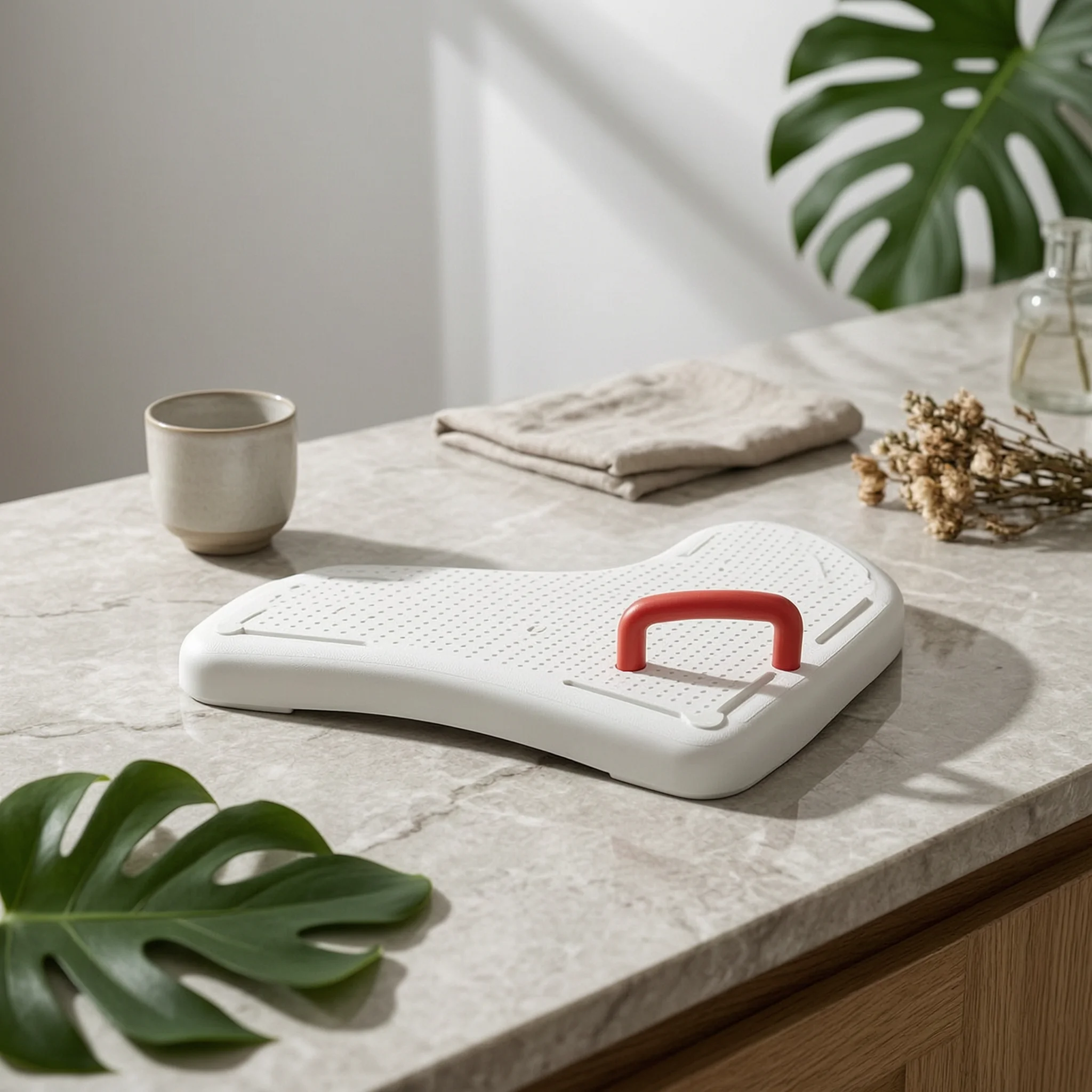 Bathtub Seat Board Drainage Bath Board with Handle Bathtub Seat with Handle Adjustable Tub Transfer Bench Comfortable