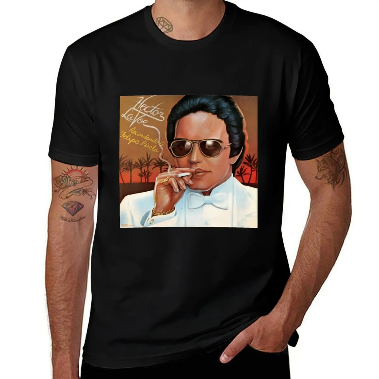 Hector Lavoe- Pic Graphic T-Shirt Christmas Theme Tee Top