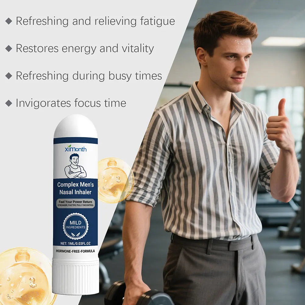 

Inhaler Nasal Stick For Men Natural Prostate Relief Care Cream Fast Pill-Free Erections Support For Men For Prostate Care