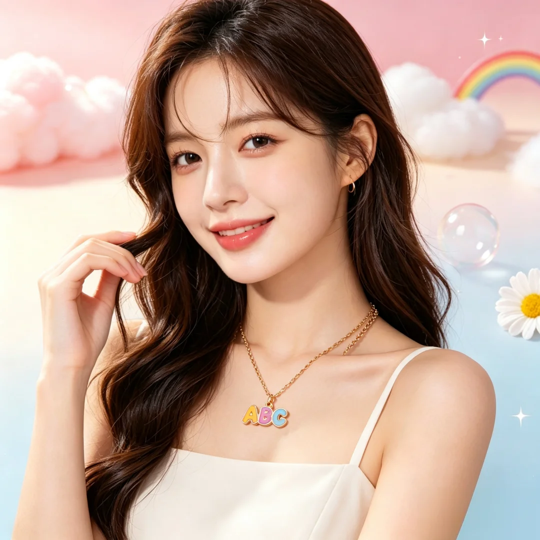 3 pieces/set cartoon cute back to school season gift enamel drip oil zinc alloy bow pencil book necklace set