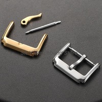 Watchband Pin Buckle Watch Buckle Stainless Steel Watch Button 18mm 20mm 22mm Watch Buckle Watchband Strap Pin Clasp Accessories