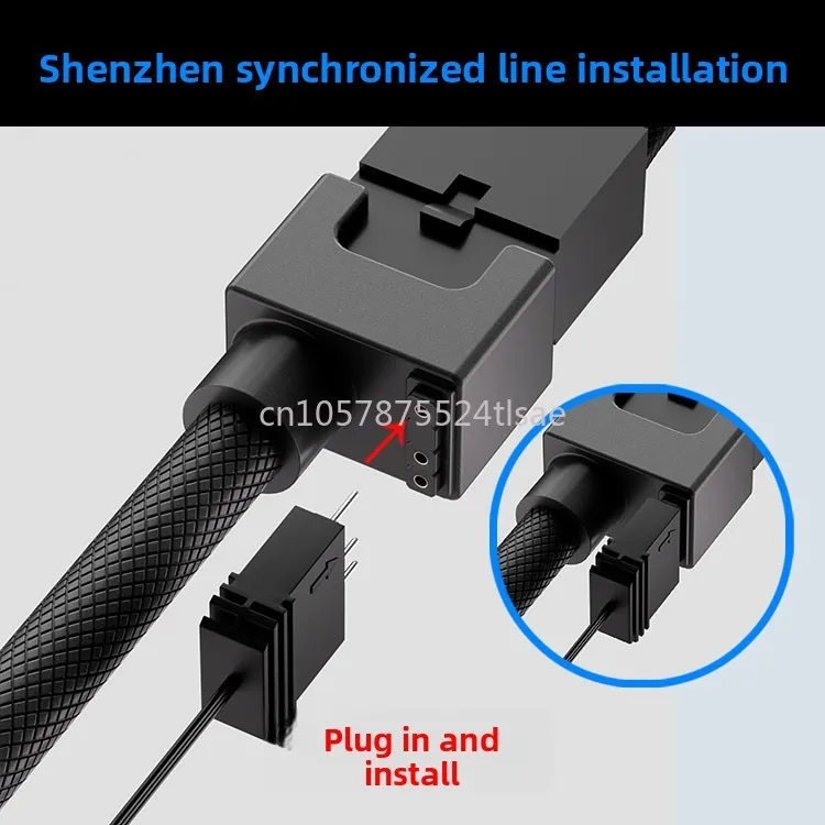 

Side out, computer power extension cable GPU8PIN graphics card extension cable, one-line extension cable