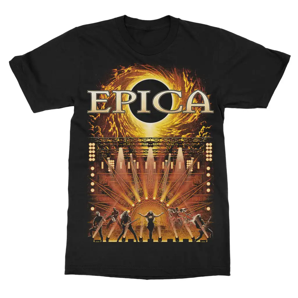 Epica THE DIVINE CONSPIRACY Band T-Shirt 100% Cotton Graphic Tee Men Women Summer Streetwear Top