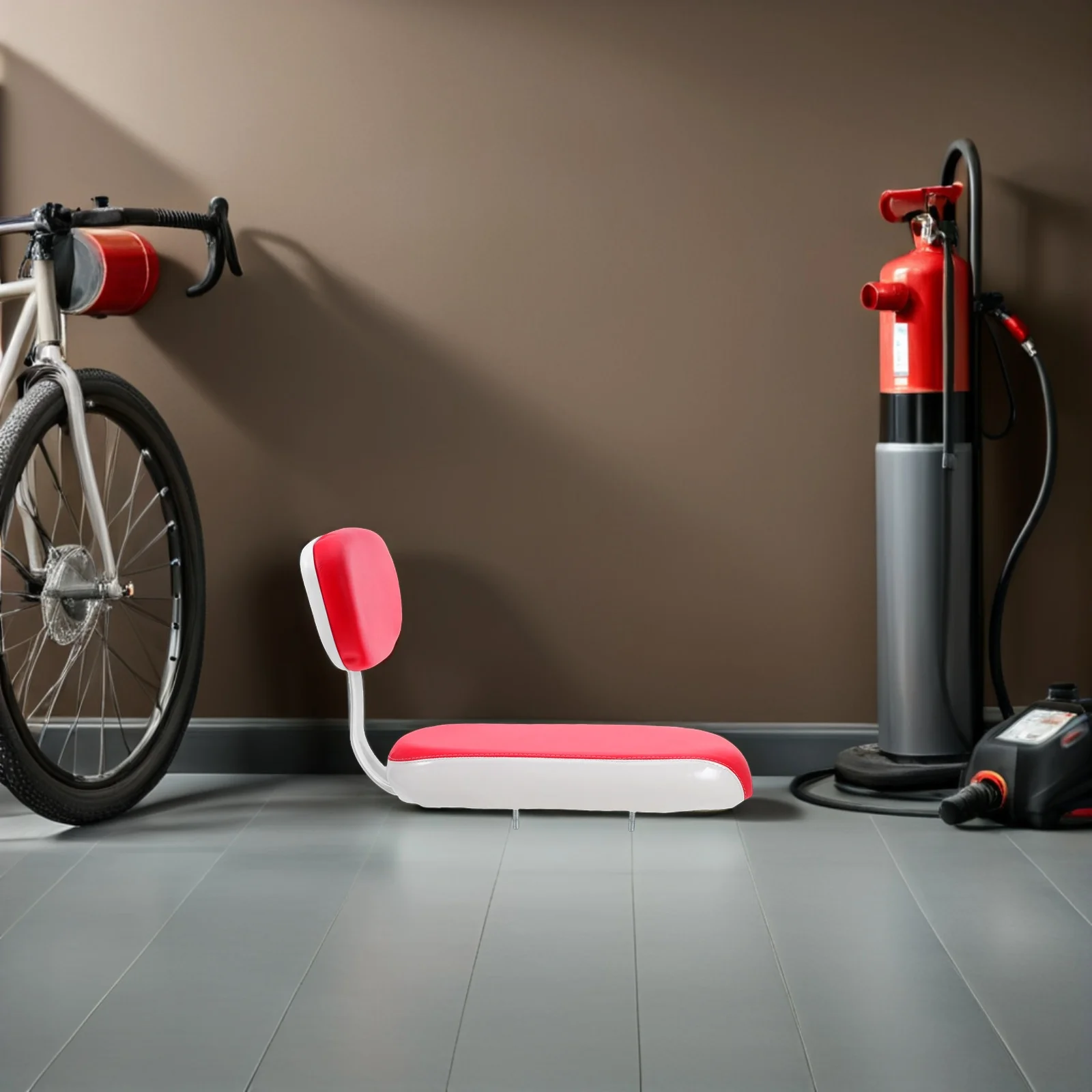 

Mountain Bike Rear Seat Cushion Backrest Thick Sponge Padding Comfortable Cycling Saddle Shock Absorbing Padded Bike Seat