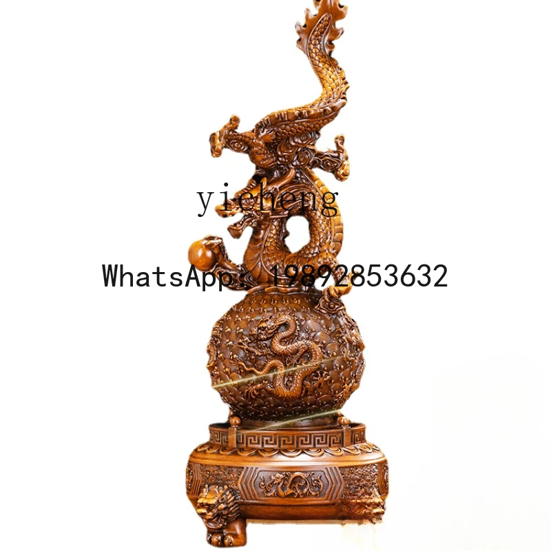 X6  Blessing Lucky Dragon Decoration Living Room Office Wine Cabinet Decoration Opening Gift