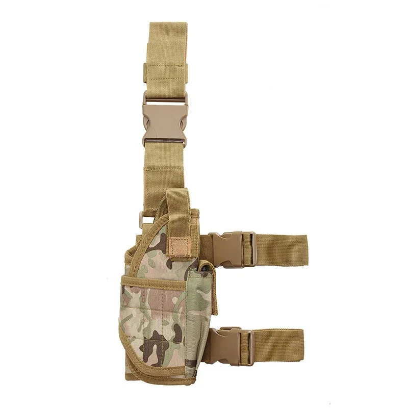 Tactical Thigh Sheath - Outdoor Quick Draw Leg Pouch for , Multi-Purpose Molle System Leg Gear, for Outdoor/Hunting/Military