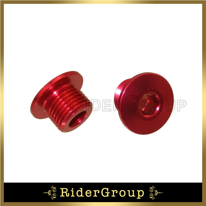 Red/Black DNM Front Fork Axle Bolt Nut Cap For X260 X160 Surron Light Bee X Parts