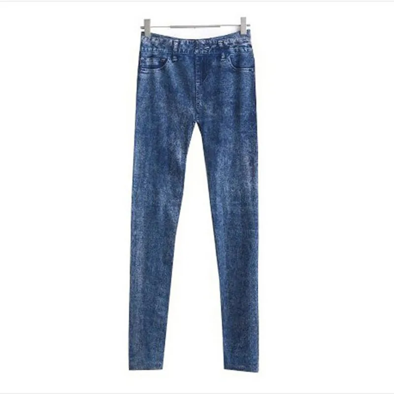 DOIAESKV Damen Skinny Denim Leggings Dehnbare Slim Leggings Bequeme Mode Sexy Jeanshose – Detail 15