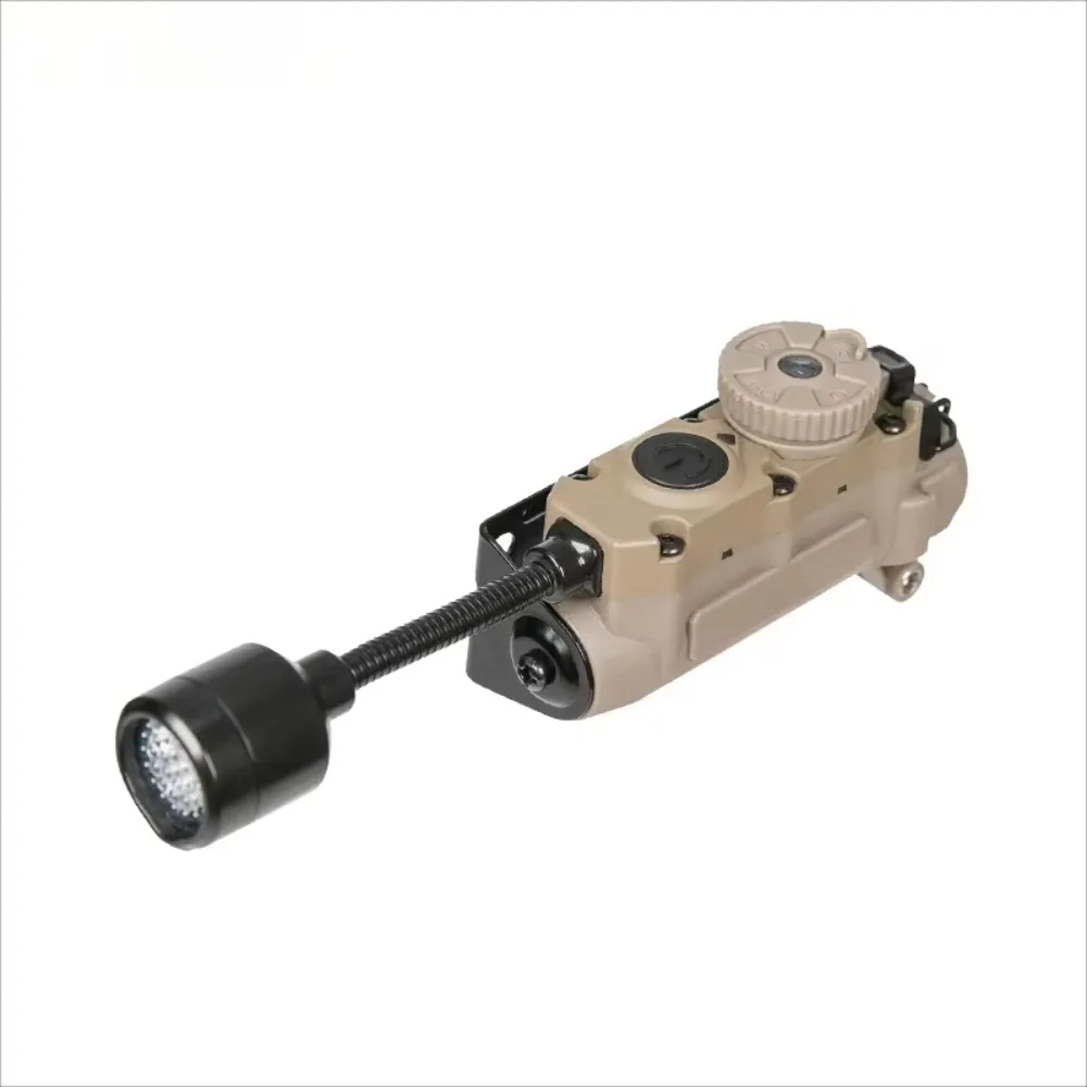 Sistema de luz para casco FMA Rattler Stalk con IR, supervivencia con poca luz, señal intermitente de tres colores, faro altamente impermeable TB1454