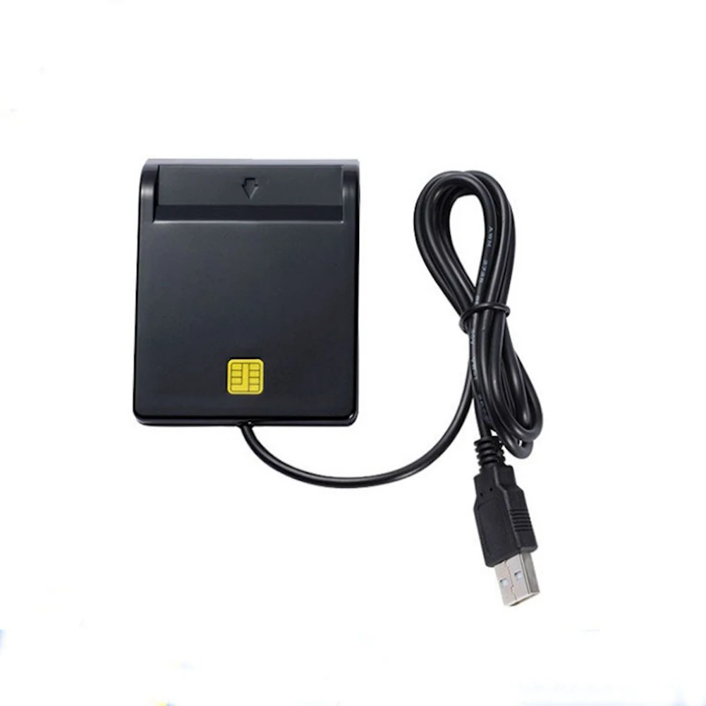 Lector de tarjetas inteligentes USB para tarjeta bancaria IC/ID EMV, lector de tarjetas de alta calidad para Windows 7 8 10 para Linux OS USB-