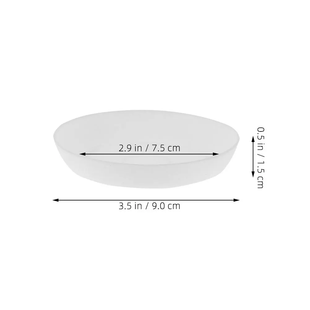 실내 식물용 원형 플라스틱 물받이 트레이 10개 세트 다육식물 화분 받침 방수 트레이 원형 화분 받침대