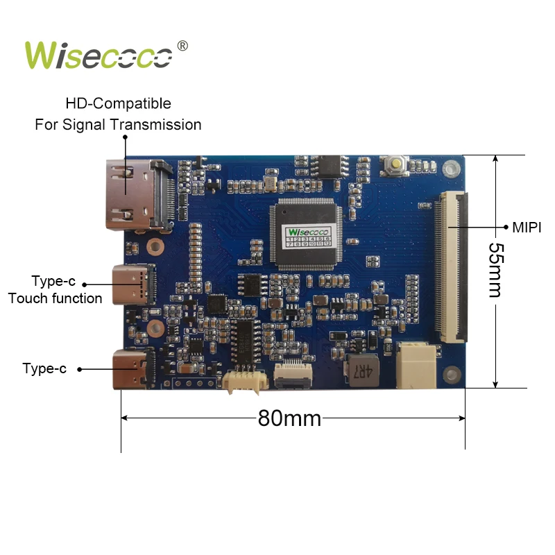 Imagem -04 - Wisecoco-tipo c Monitor Ips Ultra Wide Hd-mi Bar Display Lcd Widescreen Tela Sensível ao Toque de 123 1920x720