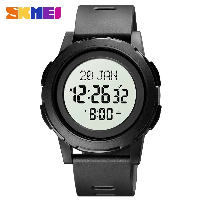 Skmei Electronic Men's Sports Watch Multi-Purpose Alarm Clock Middle East Worship Prayer Electronic Watch