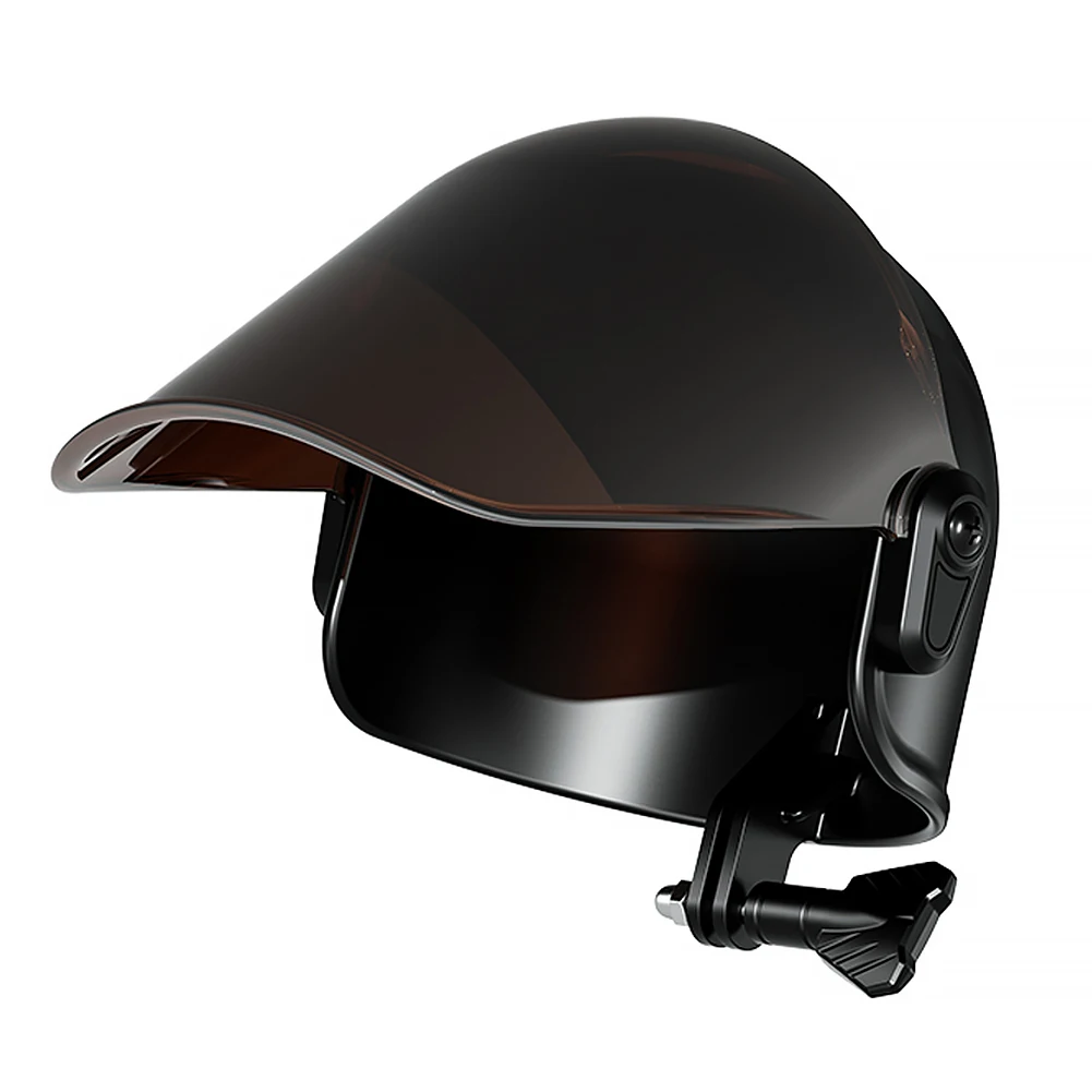 

Small Helmet Rider Electric Bicycle Navigation Holder Sunshade Mobile Phone Helmet Umbrella Portable Mini Parasol Phone Support