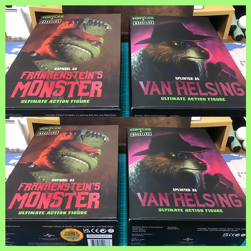 

Neca Ninja Turtles Splinter Van Helsing Anime Action Figure - Universal Monsters Statue Doll Toy For Collectors Christmas Gifts