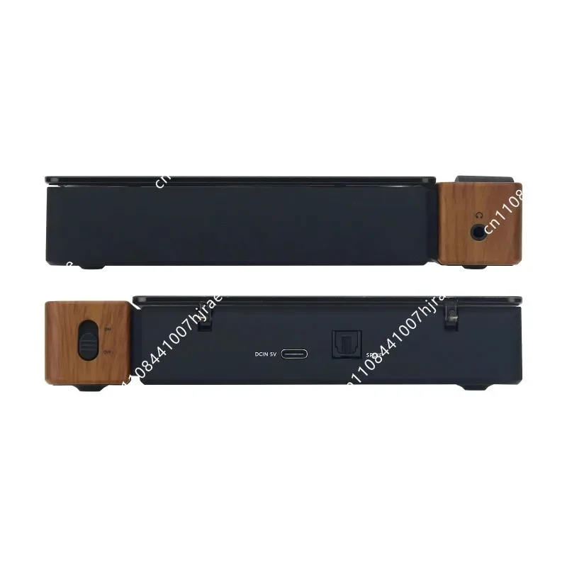 R300 Wooden Black Version CD Player High Quality Audio Player Supports CD CD-R CD-RW Disc Music Player，tool parts