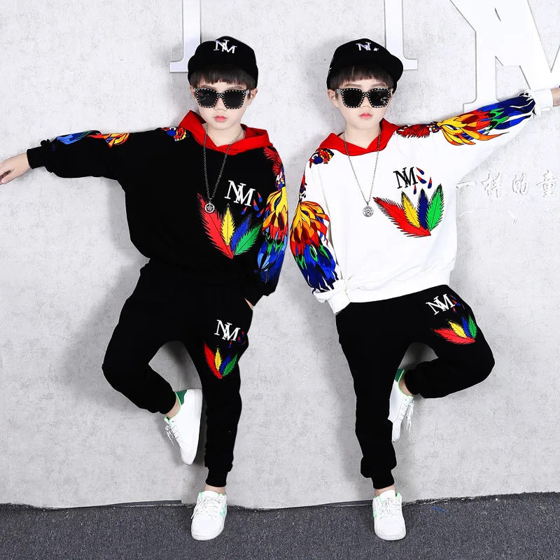 Boys Clothing Sets Autumn New Kids Tracksuit Set Hoodies Pants Sport Suit School Children Costume 4 5 6 8 9 10 12 Years