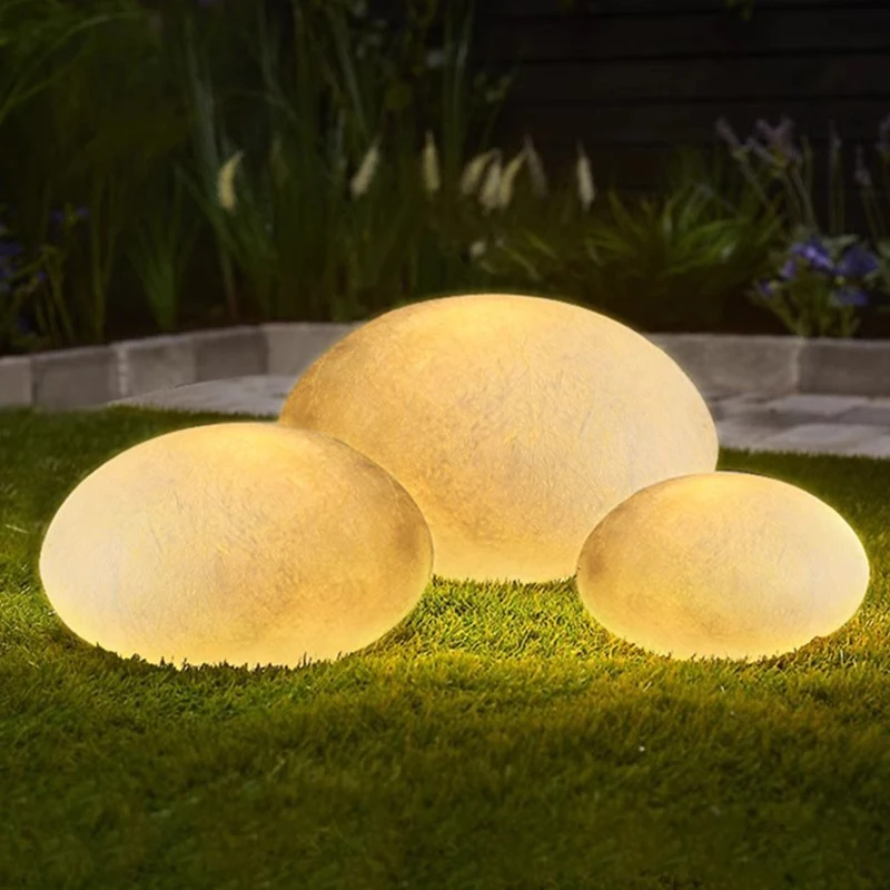 

Наружный водонепроницаемый светодиодный креативный светящийся каменный садовый светильник, имитация пейзажа