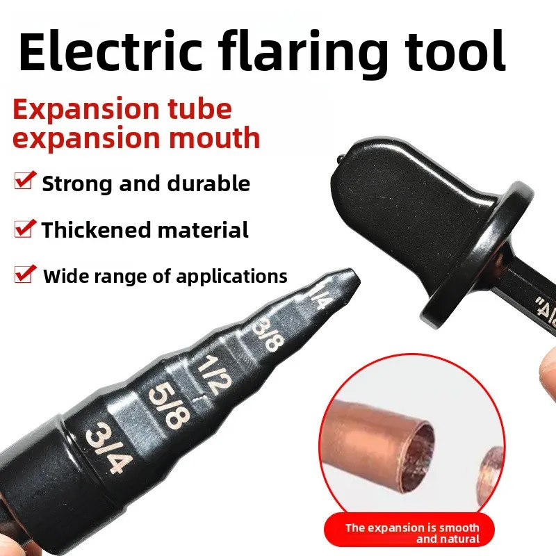 

Copper Pipe Expander, Electric Drill, Hole Reaming Tool Set, Hexagonal Shank Expander, Air Conditioning Copper Pipe Flaring Tool