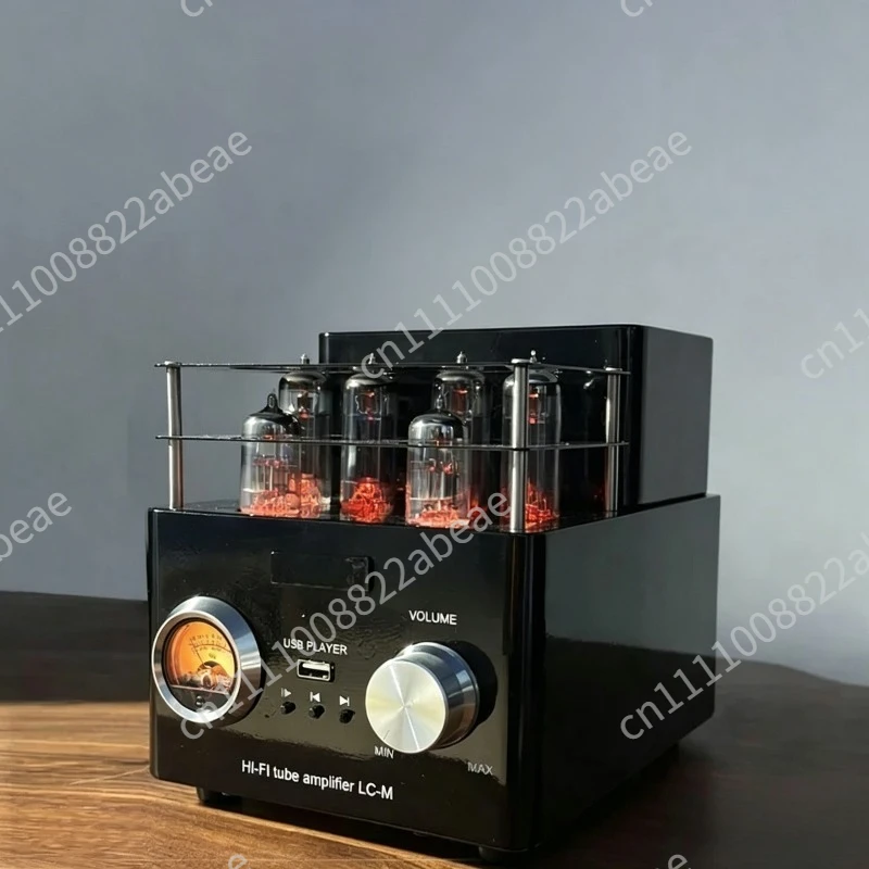 For 6P1 push-pull amplifier, a pure tube amplifier. Rated output power: 12W+12W, output impedance: 4-8Ω