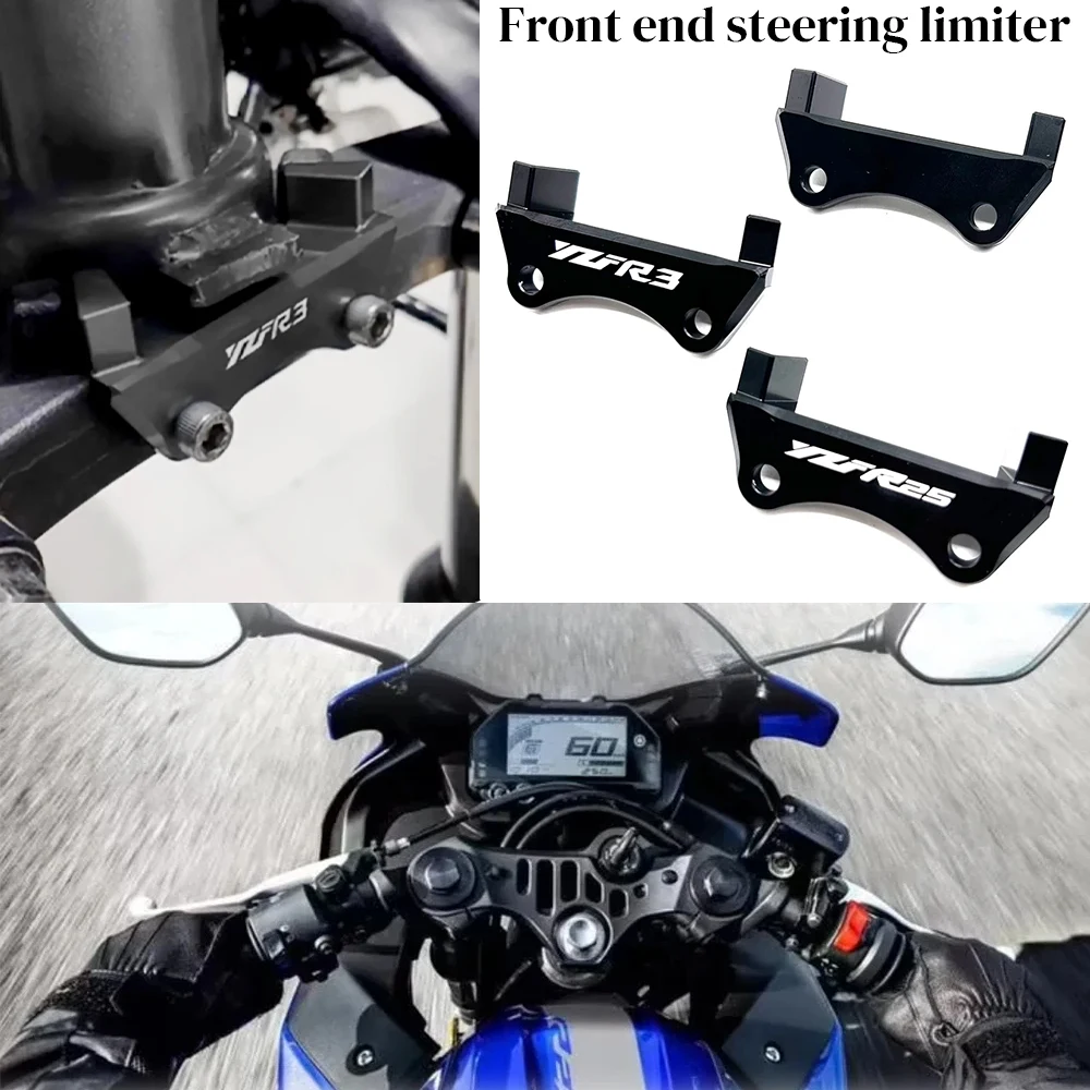 

Motorcycle For Yamaha YZF-R3 R3 R25 2015-2023 2022 2021 Front End Steering Restrictor